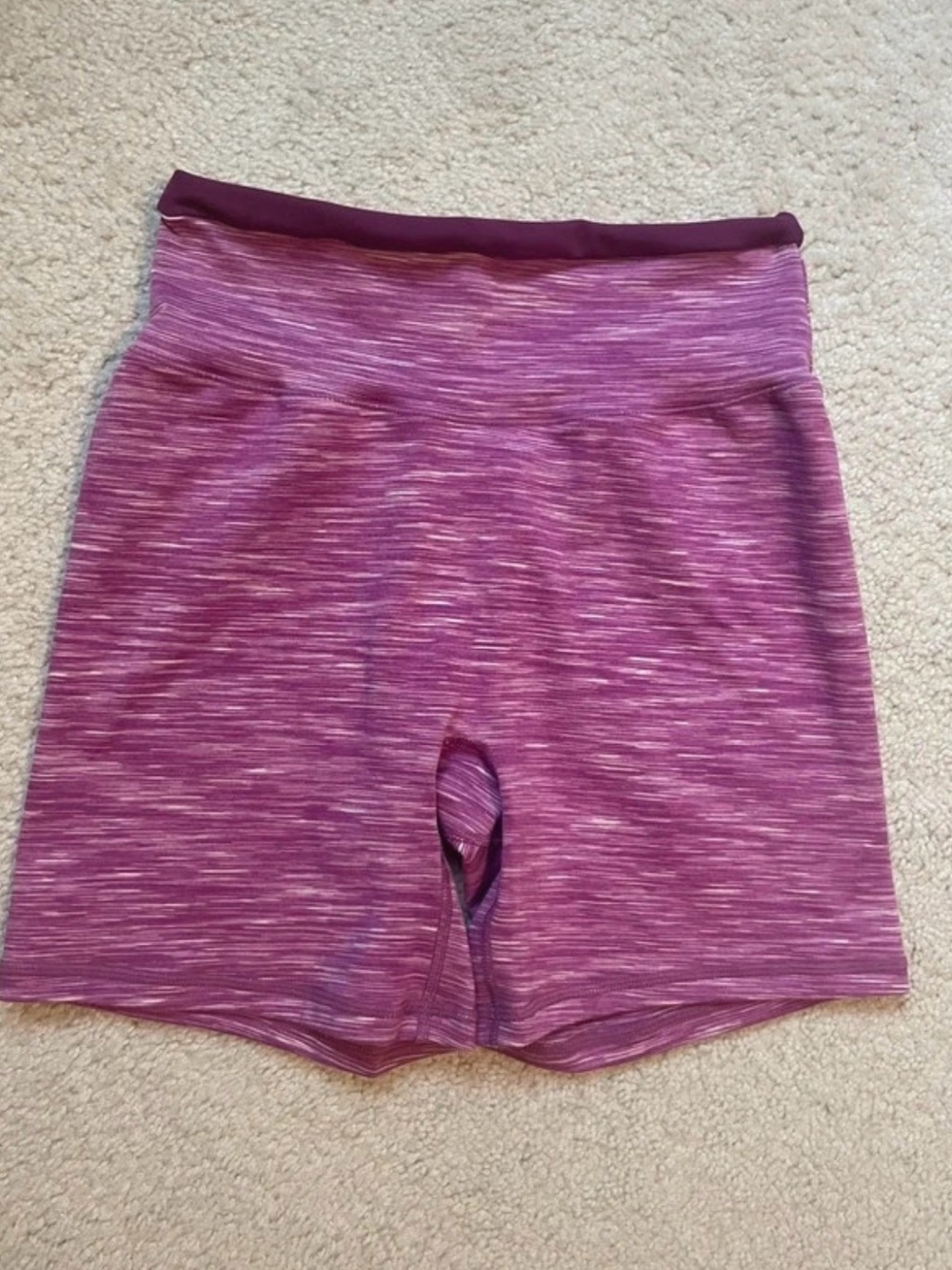 P'tula Heathered Purple Bike Shorts